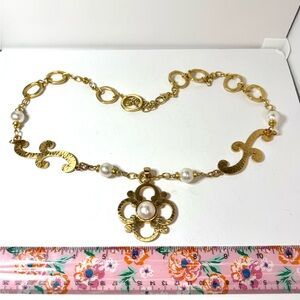 Brighton Gold Necklace with Pearl Accents
